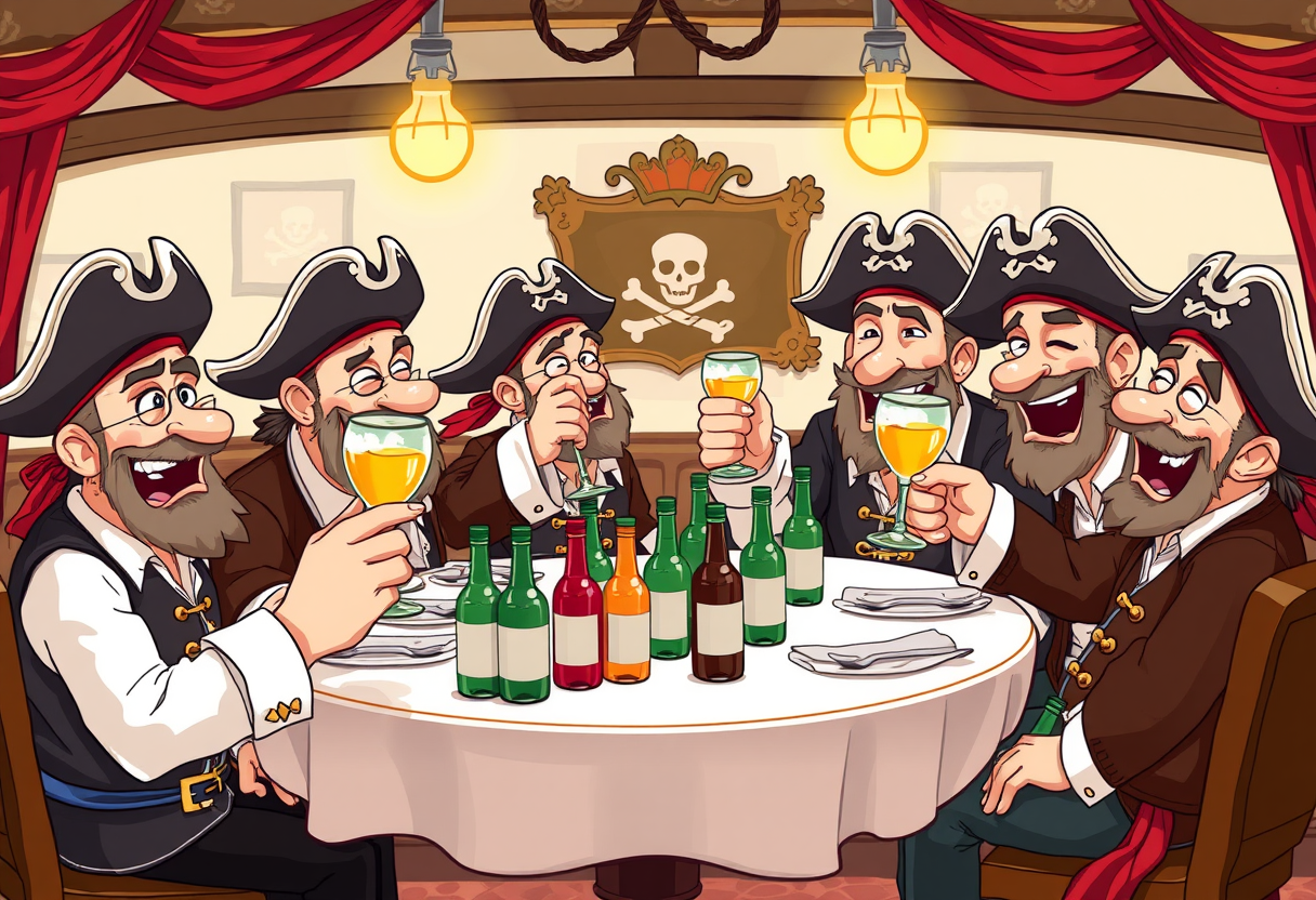 Drinkende piraten