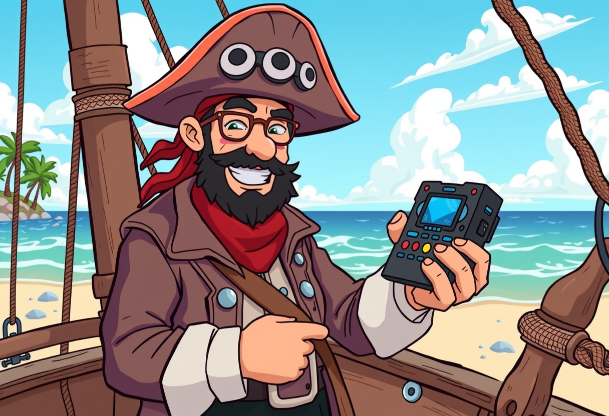 Piraat die technologie beet heeft