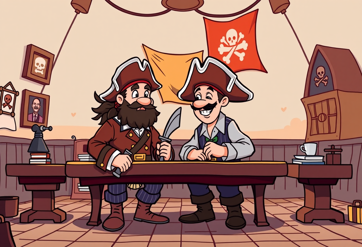 Piraten in de rechtbank