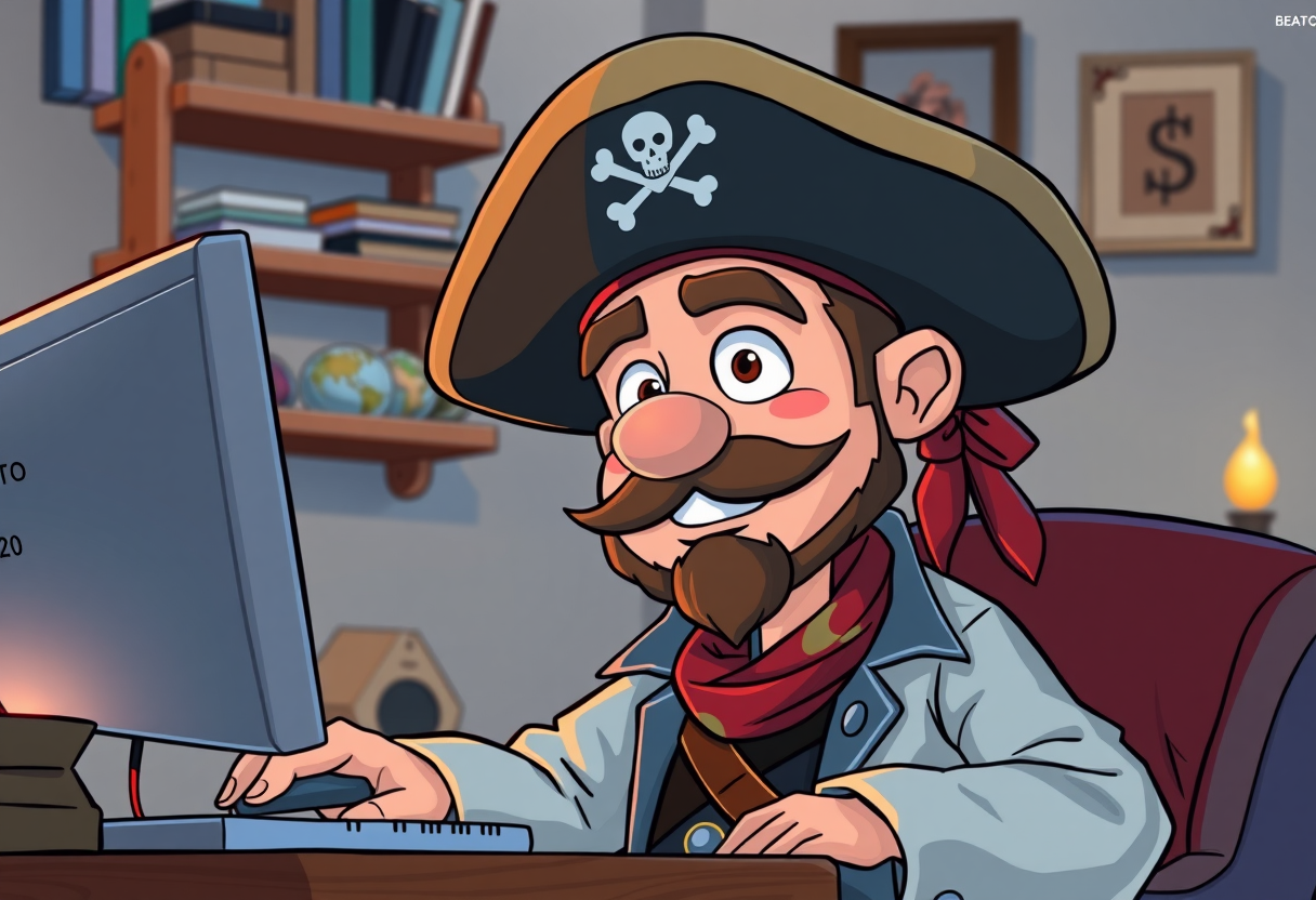 Een piraat dokter die onderzoek doet naar parkinson