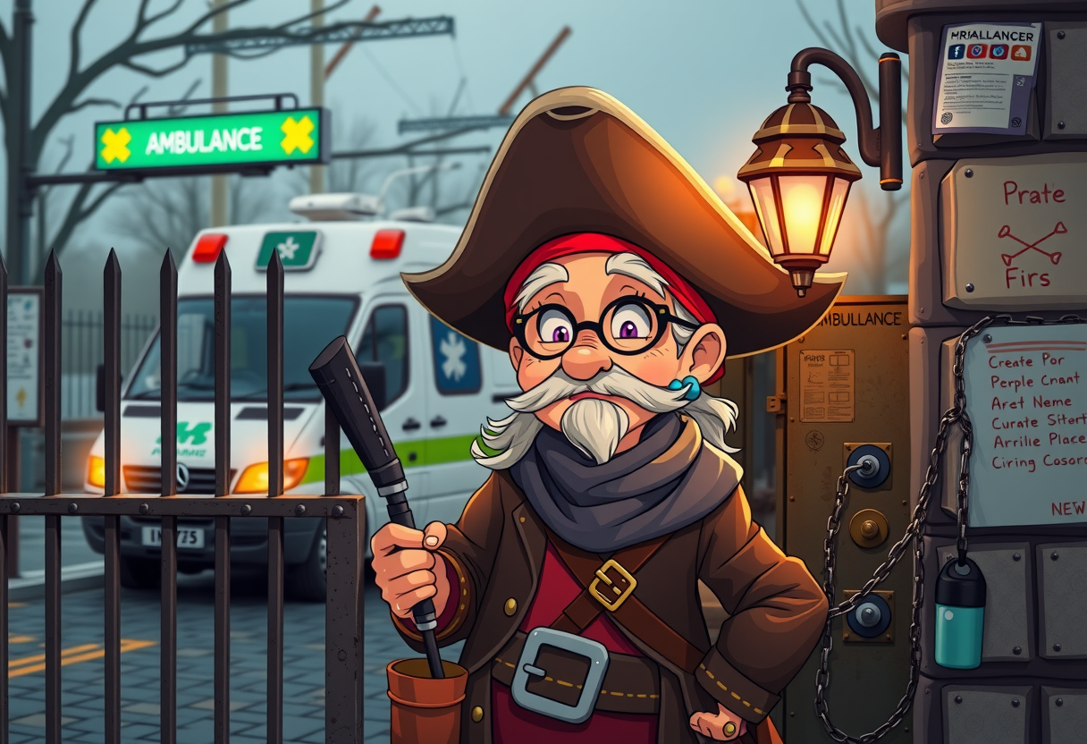 Een vrouwelijke piraat