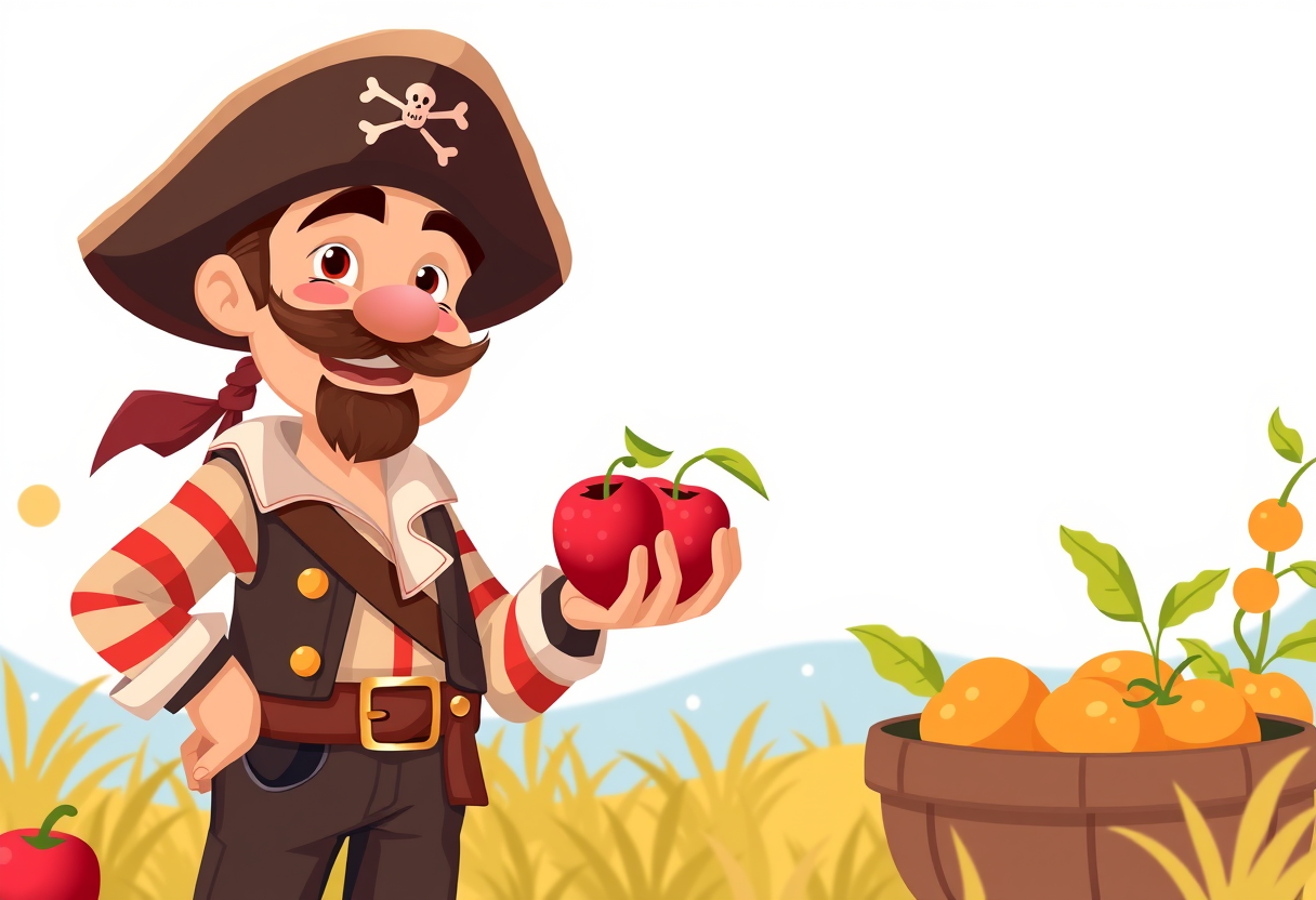 Een bio boer, piraat